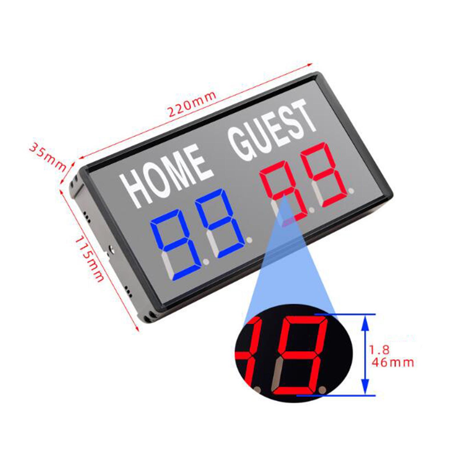 Scoreboard Digital - Scoreboard for Referee with Remote Control