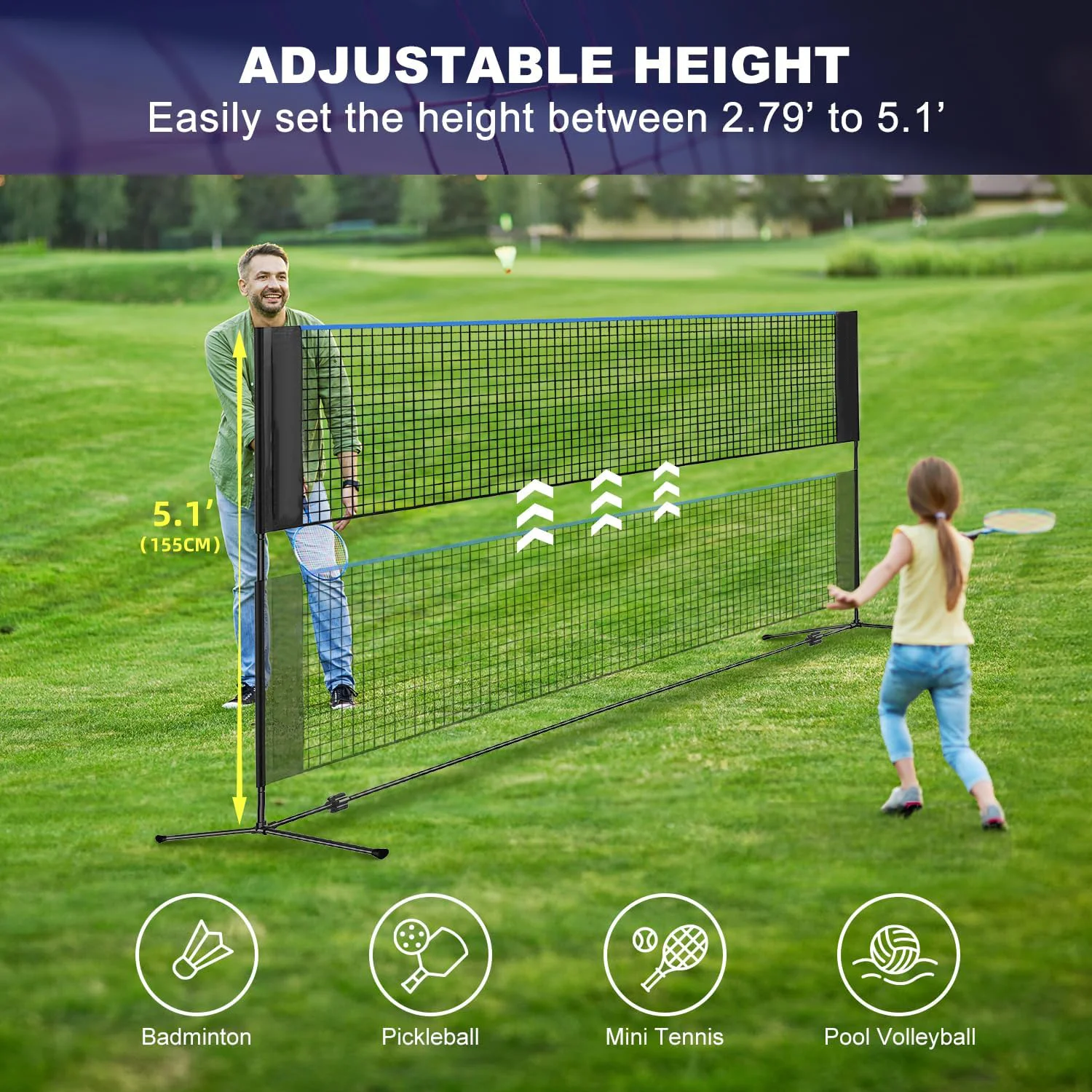 Height Steel 10FT Multi Sport  - Badminton Bag review and price
