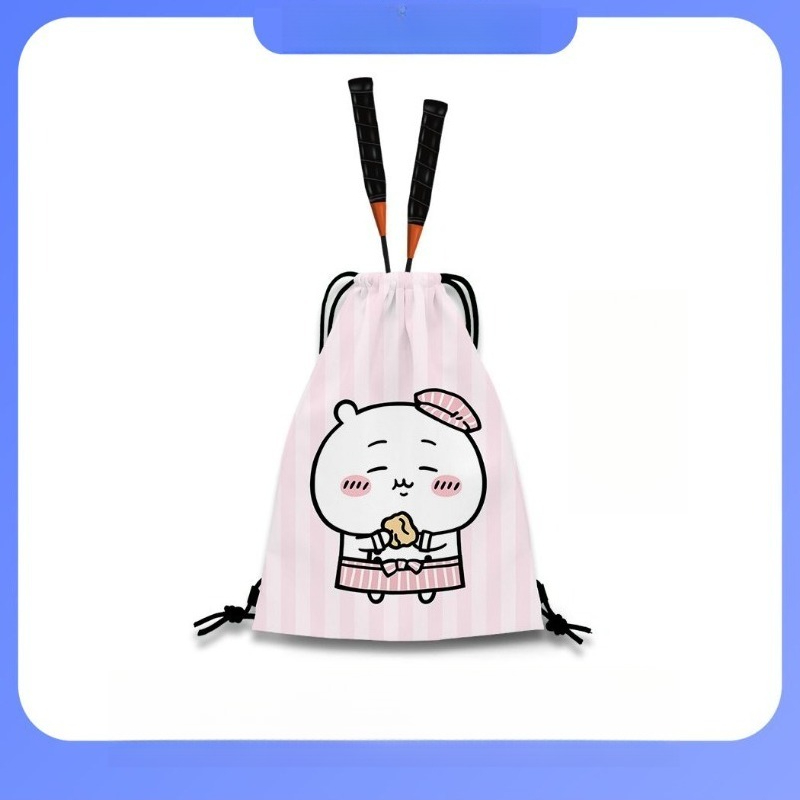 Cartoon Kawaii Drawstring Back - Badminton Bag review and price